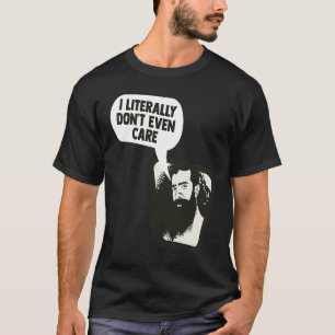私は文字通り気におもしろいことわざ Tシャツ