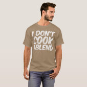 私は料理しない ブレンドする ヴィンテージ Tシャツ (正面フル)