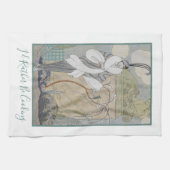 「私は料理になりたい」ヴィンテージファッションモデル キッチンタオル (横)