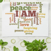 私は断言です キッチンタオル (折り畳み)