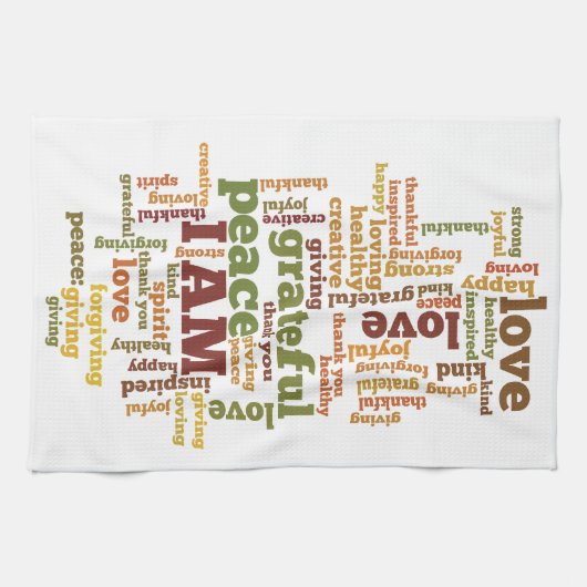 私は断言です キッチンタオル (横)