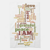 私は断言です キッチンタオル (縦)