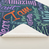 私は断言の単語の雲の芸術です シェルパブランケット (3/4)