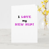 私は新しいお尻 カード (黄色い花)