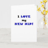 私は新しいお尻 カード (黄色い花)