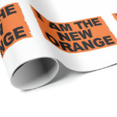 私は新しいオレンジです ラッピングペーパー (ロールコーナー)