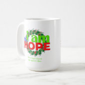 私は新しいホープのクリスマスコーヒーマグカップ15oz コーヒーマグカップ (正面左)