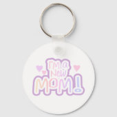 私は新しいママTシャツとギフト キーホルダー (正面)