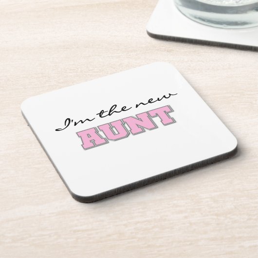 私は新しい叔母のTシャツとギフト コースター (左側)