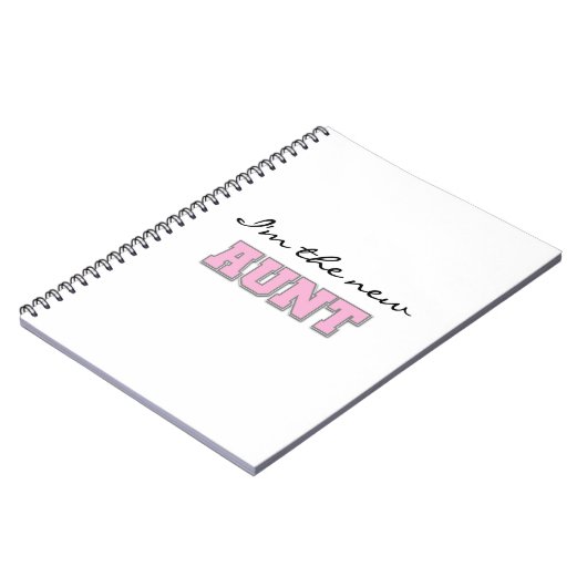 私は新しい叔母のTシャツとギフト ノートブック (左側)