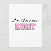 私は新しい叔母のTシャツとギフト ポストカード (正面)