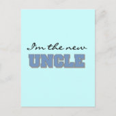 私は新しい叔父のTシャツとプレゼント ポストカード (正面)