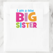 私は新しい姉だ 長方形シール (バッグ)