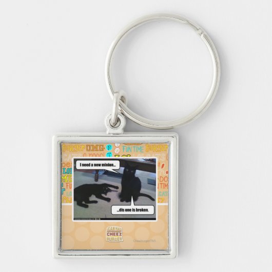 私は新しい子分を必要とします キーホルダー (正面)