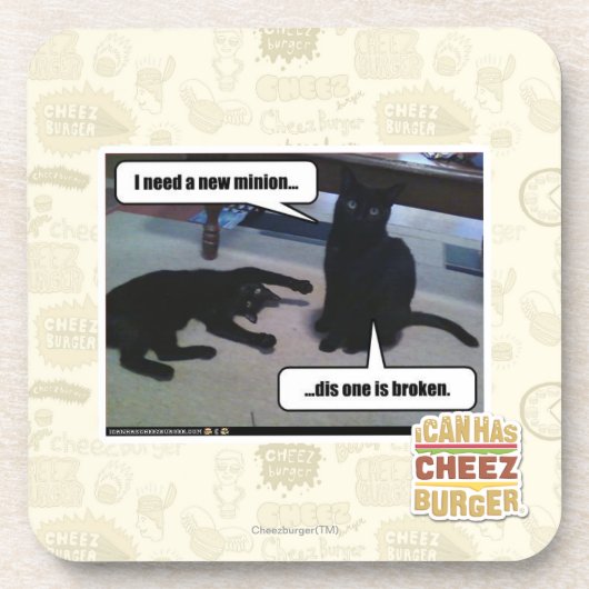 私は新しい子分を必要とします コースター (正面)