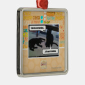 私は新しい子分を必要とします メタルオーナメント (右)