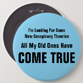 私は新しい陰謀説を探している 缶バッジ (正面&裏面)