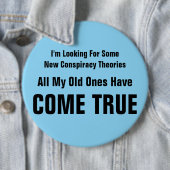 私は新しい陰謀説を探している 缶バッジ (インサイチュ)