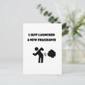 私は新しい香りを出したばかりだ ポストカード (スタンド正面)