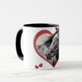 私は新しい馬が好き2 マグカップ (正面左)
