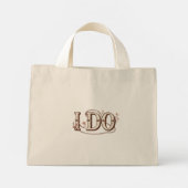 私は新婦トートバッグをする ミニトートバッグ (裏面)