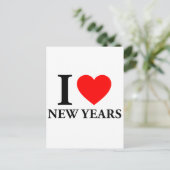 私は新年を愛する シーズンポストカード (スタンド正面)