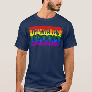 私は新郎LGBTゲイ Tシャツ