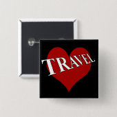 私は旅することを愛します 缶バッジ (正面&裏面)