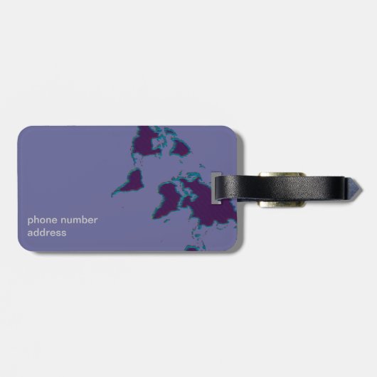 私は旅行 ラゲッジタグ (裏面横)