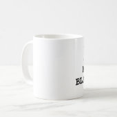 私は旋律の黒い金属を愛します コーヒーマグカップ (正面左)