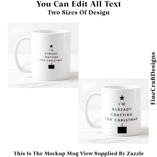 私は既にクリスマス041ノベルティのために作っている コーヒーマグカップ