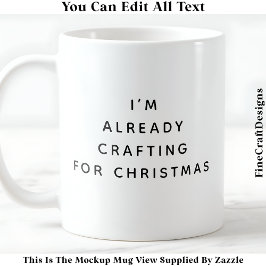 私は既にクリスマス044ノベルティのために作っている コーヒーマグカップ