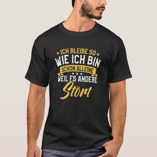 私は既に一人でいる限り滞在する理由はDi Tシャツ (正面)
