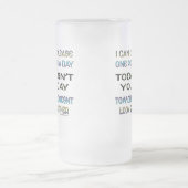 私は日のユーモア1人だけを喜ばしてもいいです フロストグラスビールジョッキ (中央)