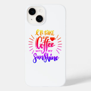 私は日光を当ててコーヒーを飲む Case-Mate iPhone 14ケース
