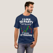 私は日商パーティー市場トレーダーが好き Tシャツ (正面フル)
