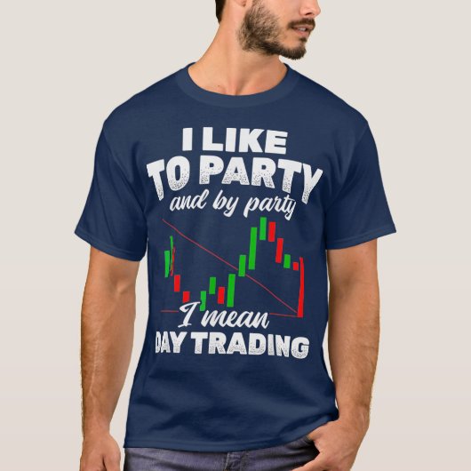 私は日商パーティー市場トレーダーが好き Tシャツ (正面)