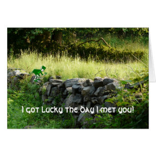 私は日幸運私が会った得ました! -恋人のためのSt. Pat