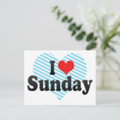 私は日曜日が大好き ポストカード (スタンド正面)