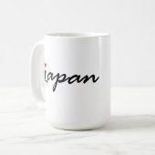 私は日本が大好きだ コーヒーマグカップ (正面左)