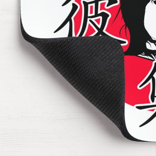 私は日本のなガールフレンドがほしいと思います マウスパッド (コーナー)
