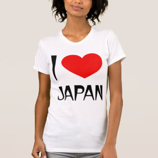私は日本女性Tシャツを愛します Tシャツ