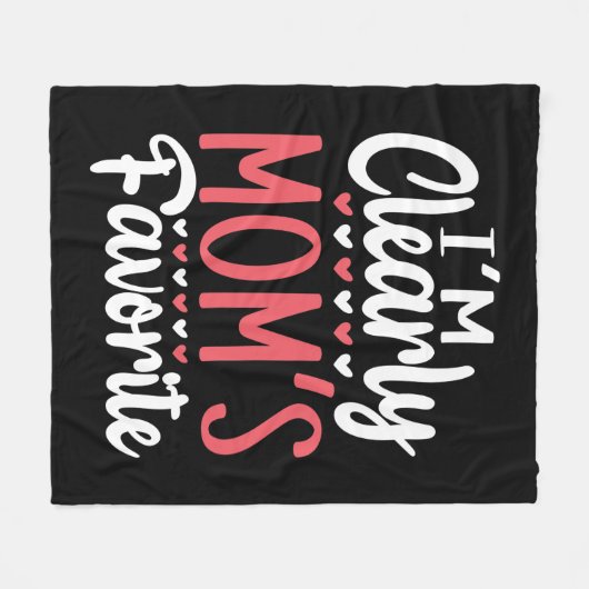 私は明らかに母お気に入りのの フリースブランケット (正面(横))