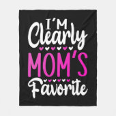 私は明らかに母お気に入りのの フリースブランケット (正面)