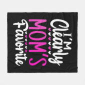 私は明らかに母お気に入りのの フリースブランケット (正面(横))