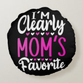 私は明らかに母お気に入りのの ラウンドクッション (裏面)