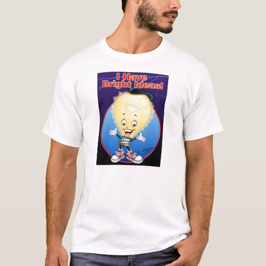 私は明るいアイディアを有します! Tシャツ (正面)