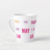 私は明るい色のウェイラテマグ カフェラテマグ (左アングル)