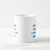私は明日は出勤できない コーヒーマグカップ (中央)