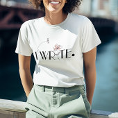 私は明書るくスタイリッシュ Tシャツ